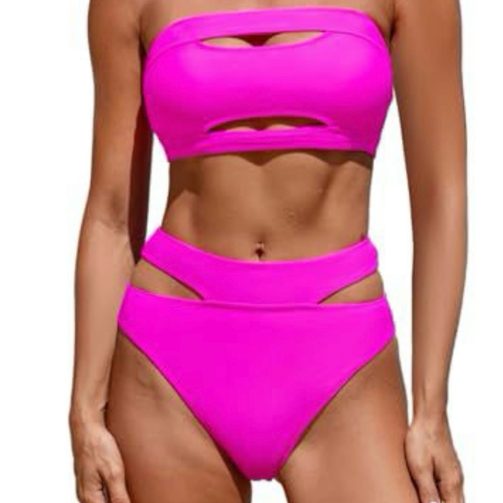 Hot Pink Women's Bikini Set
